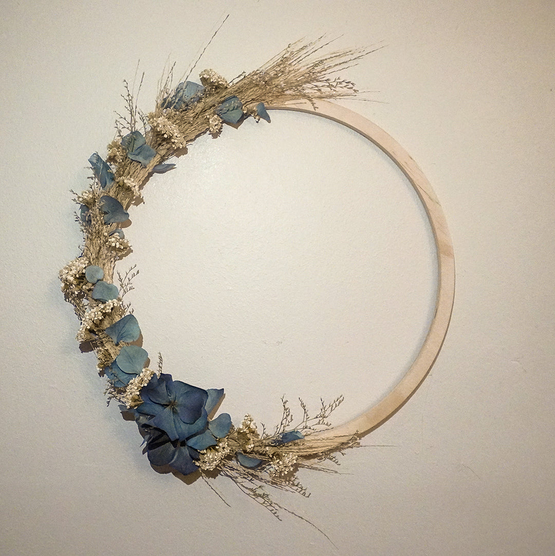 Couronne en bleu