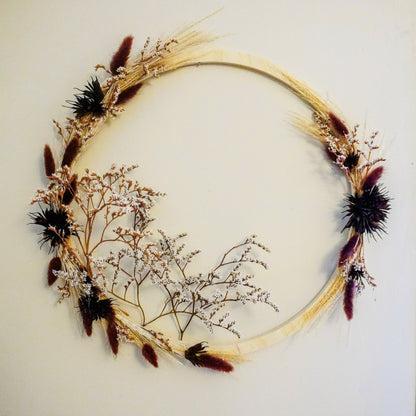 Couronne arbres et nigelle
