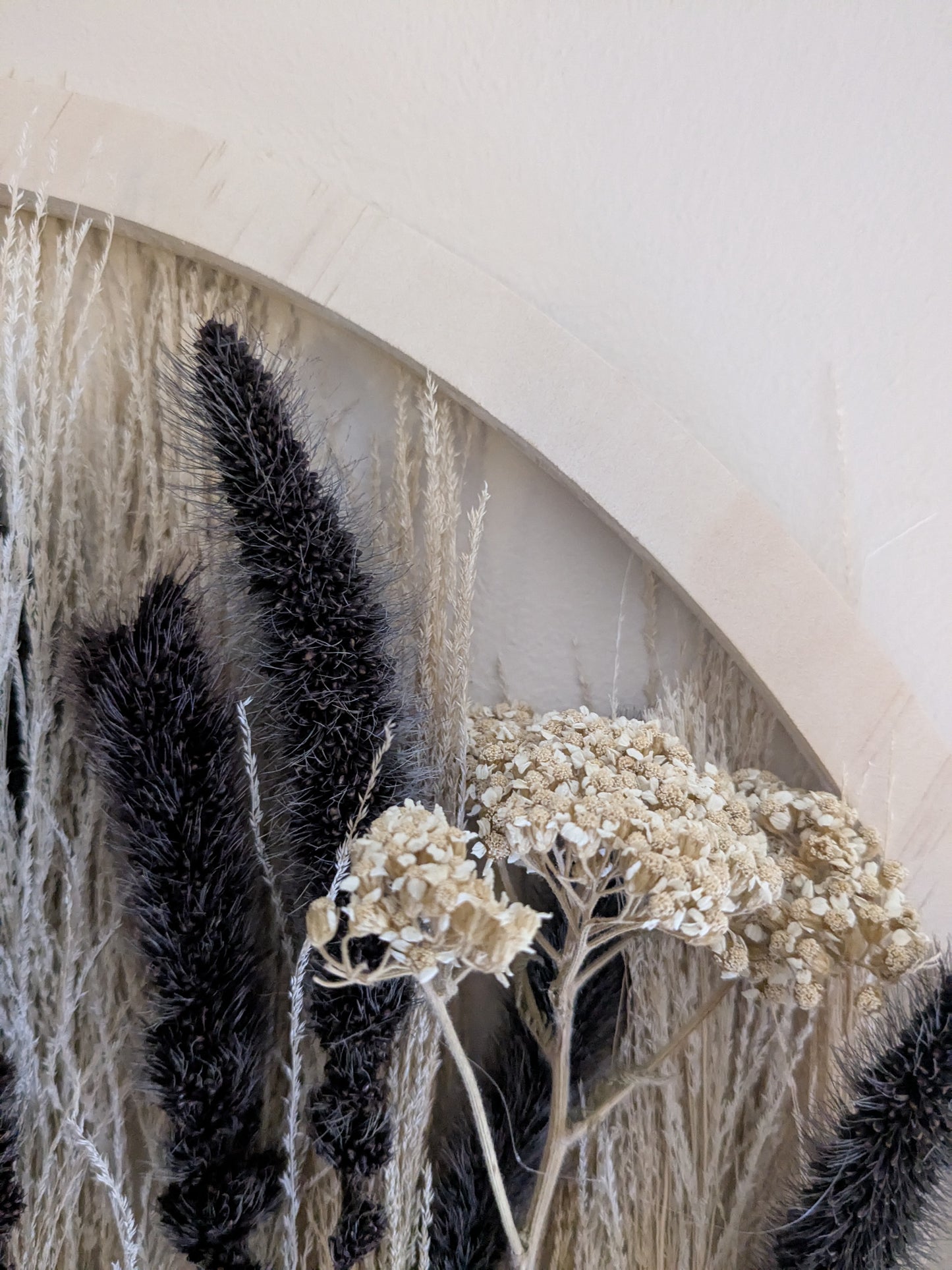 Couronne jardin sur broderie