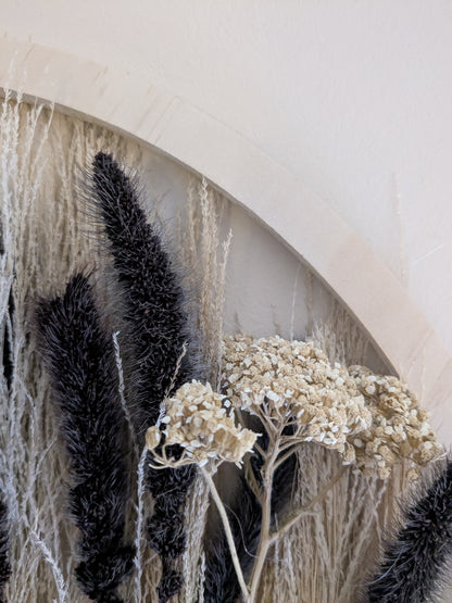 Couronne jardin sur broderie