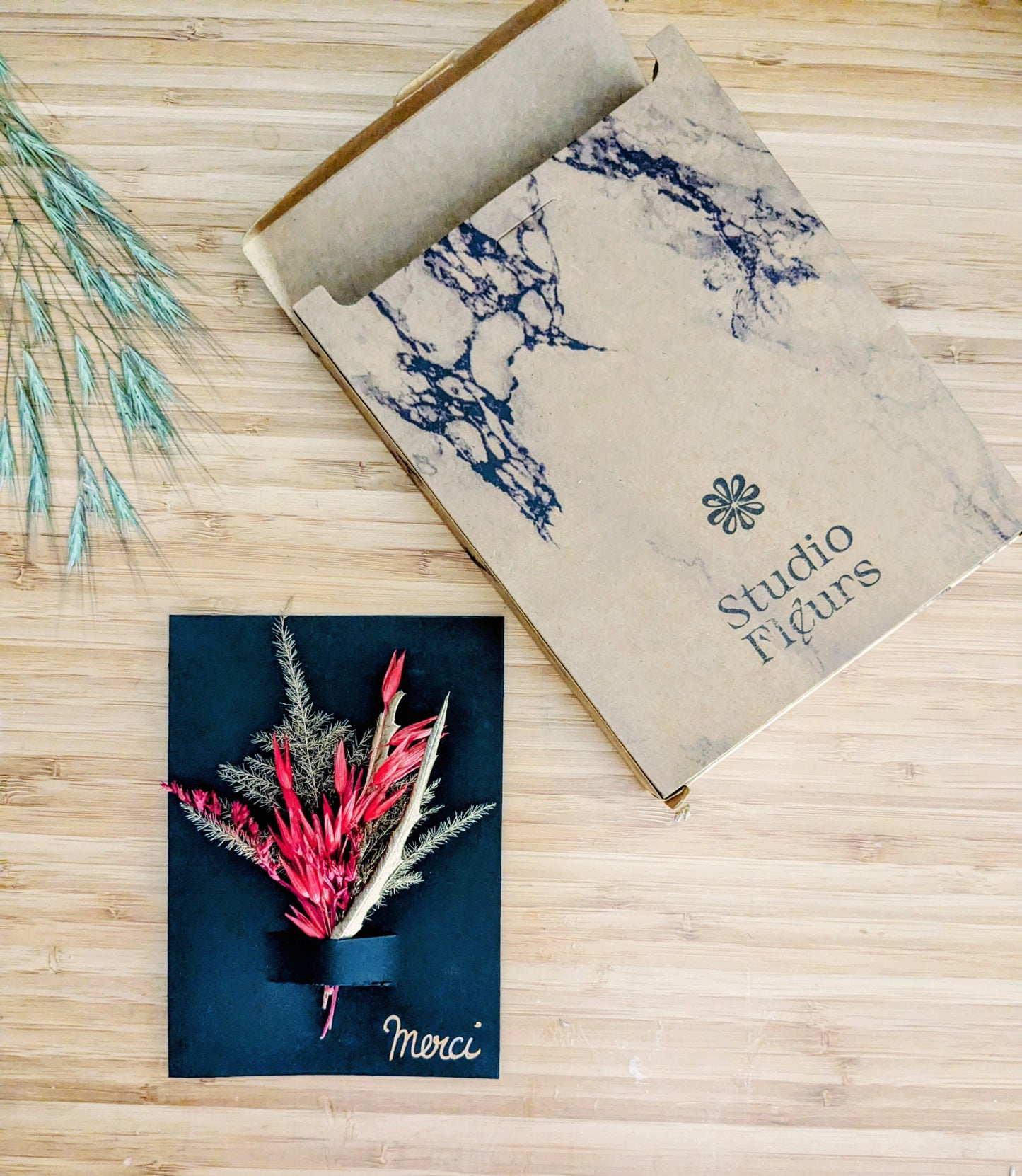 Carte fleurie